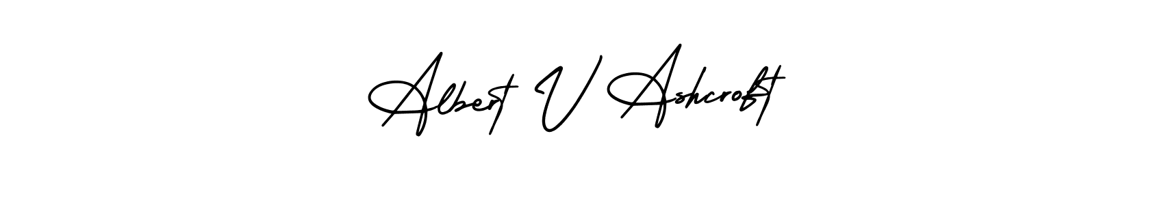 Make a short Albert V Ashcroft signature style. Manage your documents anywhere anytime using AmerikaSignatureDemo-Regular. Create and add eSignatures, submit forms, share and send files easily. Albert V Ashcroft signature style 3 images and pictures png