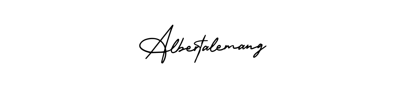 Also we have Albertalemang name is the best signature style. Create professional handwritten signature collection using AmerikaSignatureDemo-Regular autograph style. Albertalemang signature style 3 images and pictures png