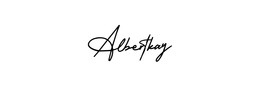 How to make Albertkay signature? AmerikaSignatureDemo-Regular is a professional autograph style. Create handwritten signature for Albertkay name. Albertkay signature style 3 images and pictures png