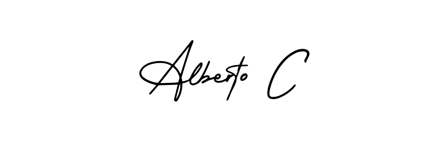 Here are the top 10 professional signature styles for the name Alberto C. These are the best autograph styles you can use for your name. Alberto C signature style 3 images and pictures png