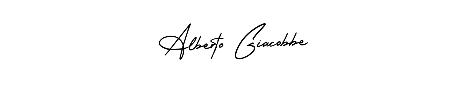 Also You can easily find your signature by using the search form. We will create Alberto Giacobbe name handwritten signature images for you free of cost using AmerikaSignatureDemo-Regular sign style. Alberto Giacobbe signature style 3 images and pictures png