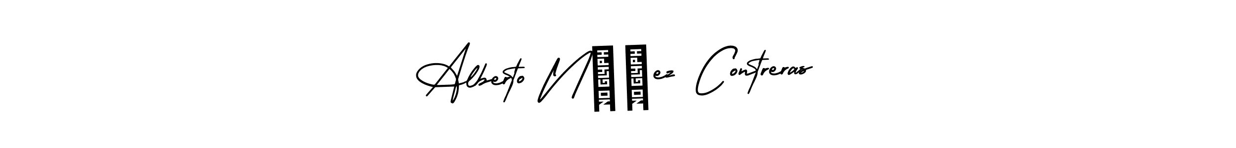 How to make Alberto NÚÑez Contreras name signature. Use AmerikaSignatureDemo-Regular style for creating short signs online. This is the latest handwritten sign. Alberto NÚÑez Contreras signature style 3 images and pictures png