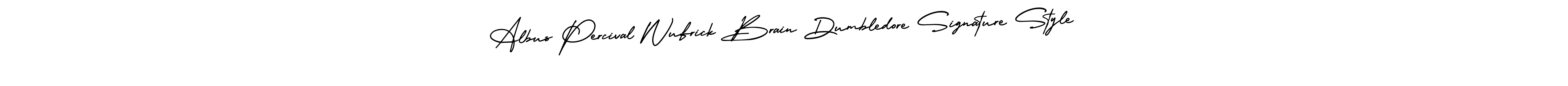 How to Draw Albus Percival Wufrick Brain Dumbledore Signature Style signature style? AmerikaSignatureDemo-Regular is a latest design signature styles for name Albus Percival Wufrick Brain Dumbledore Signature Style. Albus Percival Wufrick Brain Dumbledore Signature Style signature style 3 images and pictures png