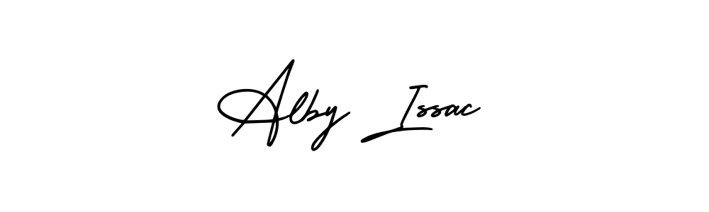 How to Draw Alby Issac signature style? AmerikaSignatureDemo-Regular is a latest design signature styles for name Alby Issac. Alby Issac signature style 3 images and pictures png