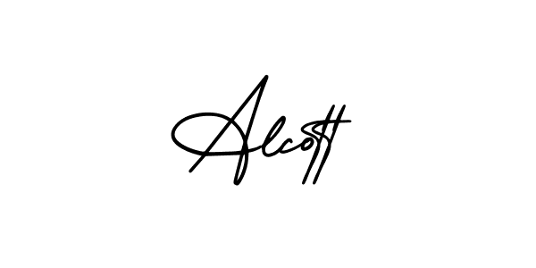 You can use this online signature creator to create a handwritten signature for the name Alcott. This is the best online autograph maker. Alcott signature style 3 images and pictures png