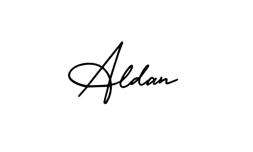 Here are the top 10 professional signature styles for the name Aldan. These are the best autograph styles you can use for your name. Aldan signature style 3 images and pictures png