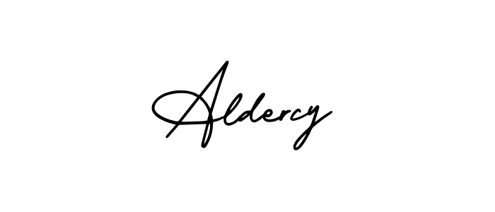 Aldercy stylish signature style. Best Handwritten Sign (AmerikaSignatureDemo-Regular) for my name. Handwritten Signature Collection Ideas for my name Aldercy. Aldercy signature style 3 images and pictures png