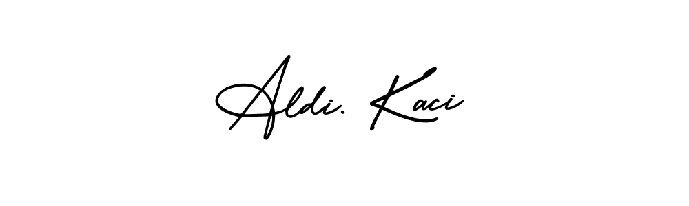 Make a beautiful signature design for name Aldi. Kaci. With this signature (AmerikaSignatureDemo-Regular) style, you can create a handwritten signature for free. Aldi. Kaci signature style 3 images and pictures png