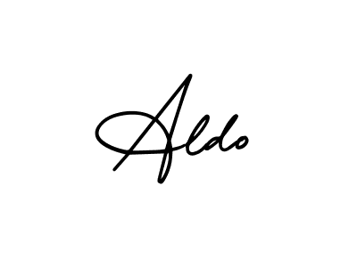 How to Draw Aldo signature style? AmerikaSignatureDemo-Regular is a latest design signature styles for name Aldo. Aldo signature style 3 images and pictures png