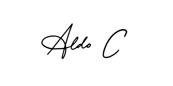 Once you've used our free online signature maker to create your best signature AmerikaSignatureDemo-Regular style, it's time to enjoy all of the benefits that Aldo C name signing documents. Aldo C signature style 3 images and pictures png