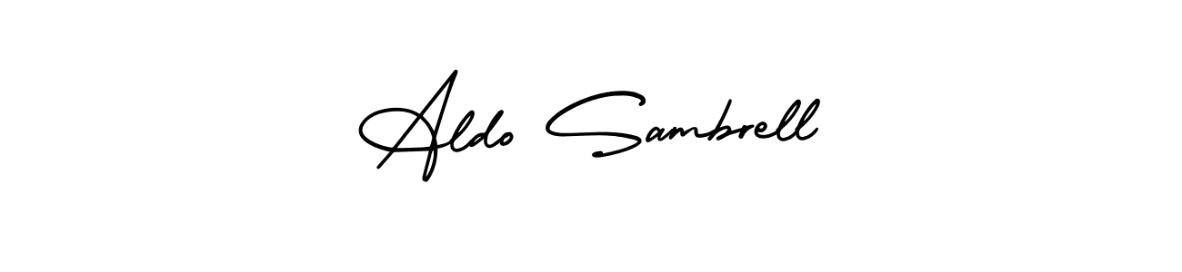 Also we have Aldo Sambrell name is the best signature style. Create professional handwritten signature collection using AmerikaSignatureDemo-Regular autograph style. Aldo Sambrell signature style 3 images and pictures png