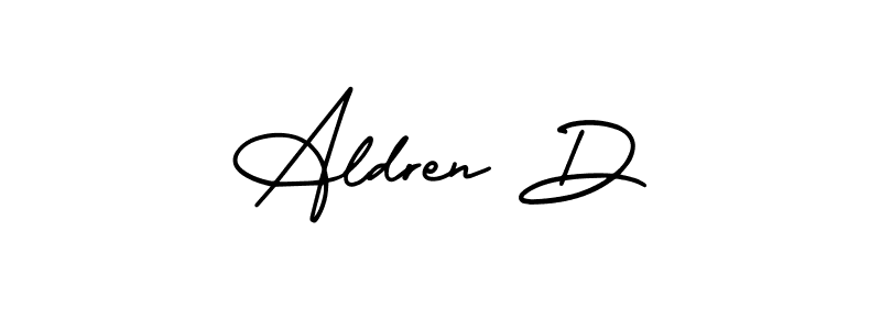 Here are the top 10 professional signature styles for the name Aldren D. These are the best autograph styles you can use for your name. Aldren D signature style 3 images and pictures png