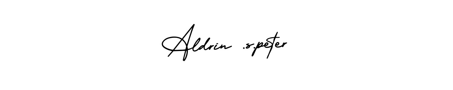 Make a beautiful signature design for name Aldrin .s.peter. With this signature (AmerikaSignatureDemo-Regular) style, you can create a handwritten signature for free. Aldrin .s.peter signature style 3 images and pictures png