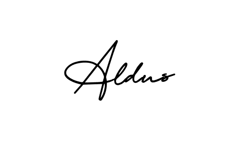 Create a beautiful signature design for name Aldus. With this signature (AmerikaSignatureDemo-Regular) fonts, you can make a handwritten signature for free. Aldus signature style 3 images and pictures png