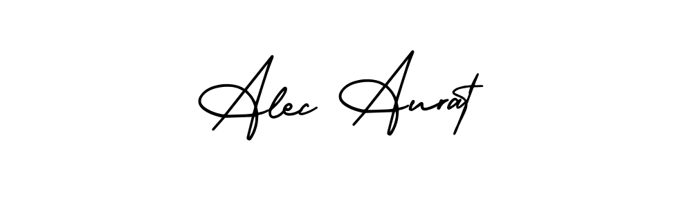 You should practise on your own different ways (AmerikaSignatureDemo-Regular) to write your name (Alec Aurat) in signature. don't let someone else do it for you. Alec Aurat signature style 3 images and pictures png