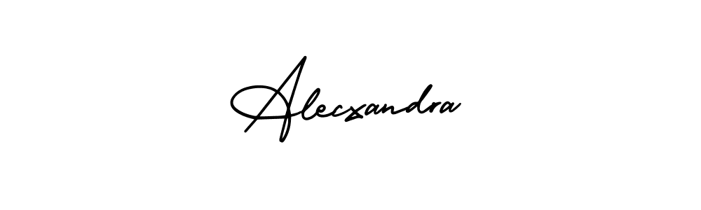 Alecxandra stylish signature style. Best Handwritten Sign (AmerikaSignatureDemo-Regular) for my name. Handwritten Signature Collection Ideas for my name Alecxandra. Alecxandra signature style 3 images and pictures png