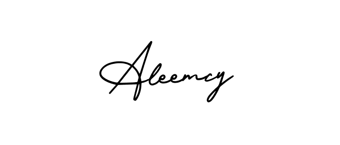 Create a beautiful signature design for name Aleemcy. With this signature (AmerikaSignatureDemo-Regular) fonts, you can make a handwritten signature for free. Aleemcy signature style 3 images and pictures png