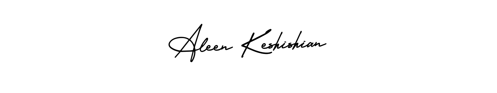How to make Aleen Keshishian signature? AmerikaSignatureDemo-Regular is a professional autograph style. Create handwritten signature for Aleen Keshishian name. Aleen Keshishian signature style 3 images and pictures png