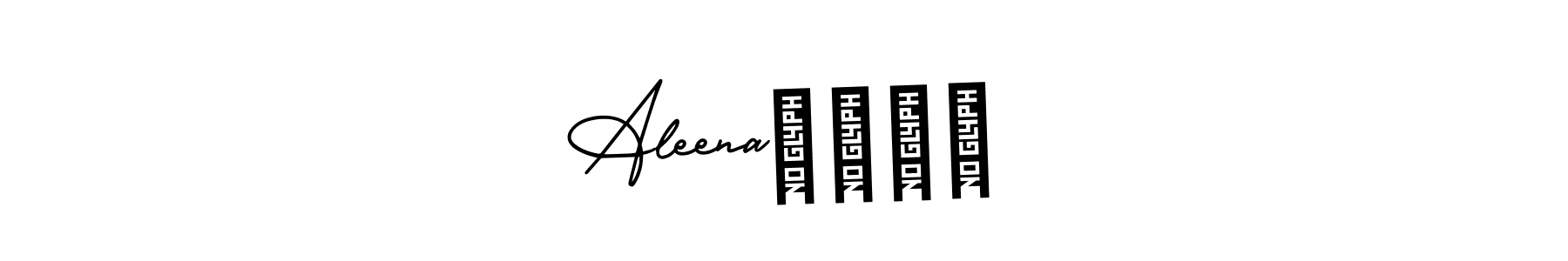 The best way (AmerikaSignatureDemo-Regular) to make a short signature is to pick only two or three words in your name. The name Aleena❤️❤️ include a total of six letters. For converting this name. Aleena❤️❤️ signature style 3 images and pictures png