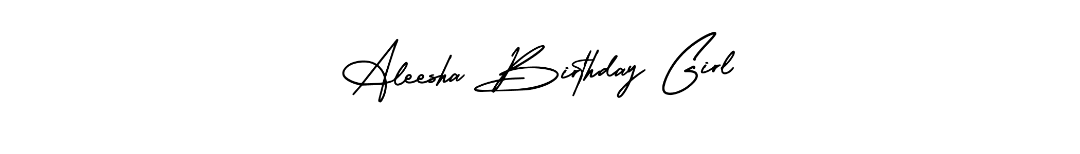 Make a short Aleesha Birthday Girl signature style. Manage your documents anywhere anytime using AmerikaSignatureDemo-Regular. Create and add eSignatures, submit forms, share and send files easily. Aleesha Birthday Girl signature style 3 images and pictures png