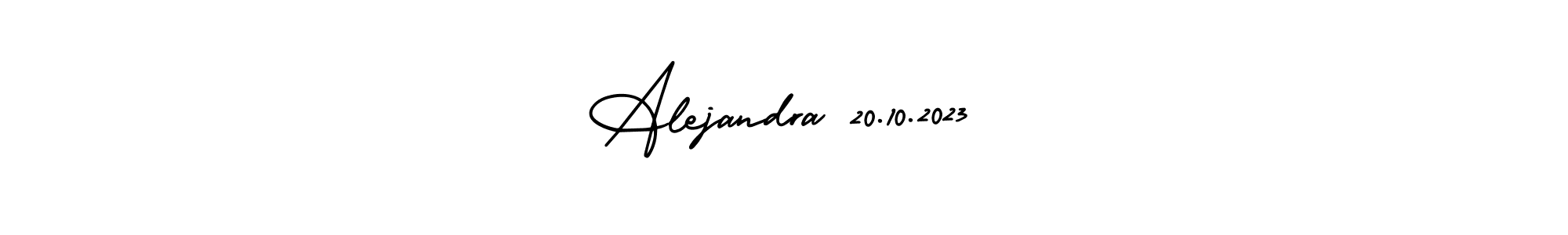 Once you've used our free online signature maker to create your best signature AmerikaSignatureDemo-Regular style, it's time to enjoy all of the benefits that Alejandra 20.10.2023 name signing documents. Alejandra 20.10.2023 signature style 3 images and pictures png