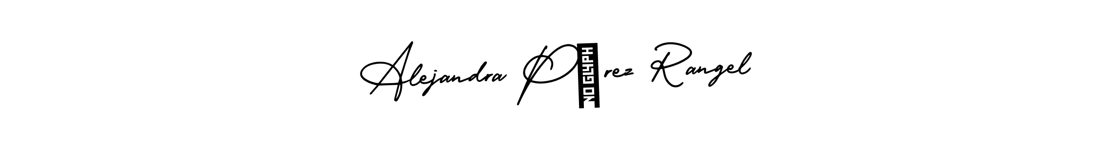 Design your own signature with our free online signature maker. With this signature software, you can create a handwritten (AmerikaSignatureDemo-Regular) signature for name Alejandra Pérez Rangel. Alejandra Pérez Rangel signature style 3 images and pictures png