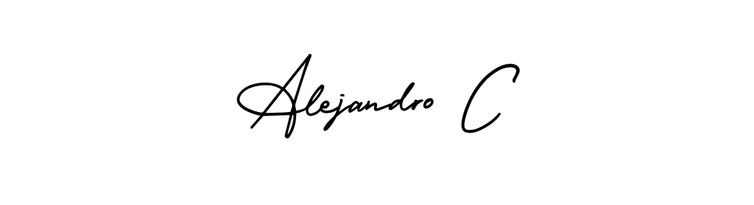 Best and Professional Signature Style for Alejandro C. AmerikaSignatureDemo-Regular Best Signature Style Collection. Alejandro C signature style 3 images and pictures png