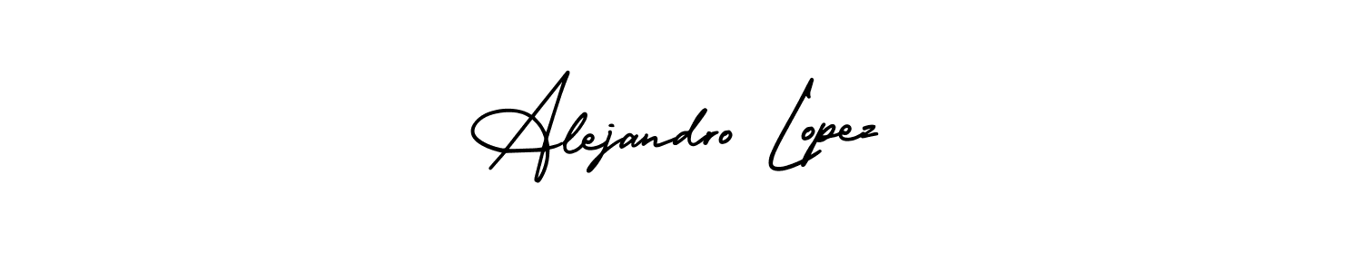 Also You can easily find your signature by using the search form. We will create Alejandro Lopez name handwritten signature images for you free of cost using AmerikaSignatureDemo-Regular sign style. Alejandro Lopez signature style 3 images and pictures png