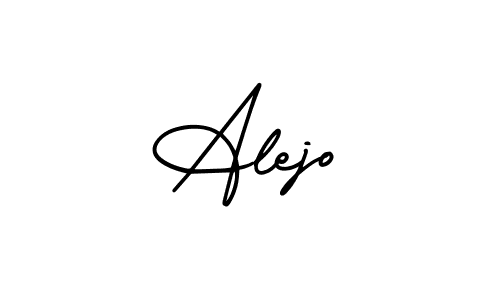 Make a beautiful signature design for name Alejo. With this signature (AmerikaSignatureDemo-Regular) style, you can create a handwritten signature for free. Alejo signature style 3 images and pictures png