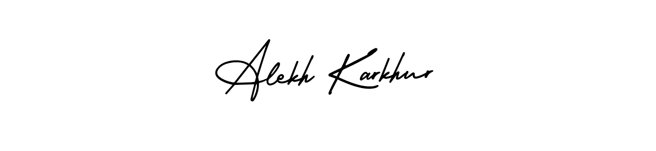 Create a beautiful signature design for name Alekh Karkhur. With this signature (AmerikaSignatureDemo-Regular) fonts, you can make a handwritten signature for free. Alekh Karkhur signature style 3 images and pictures png