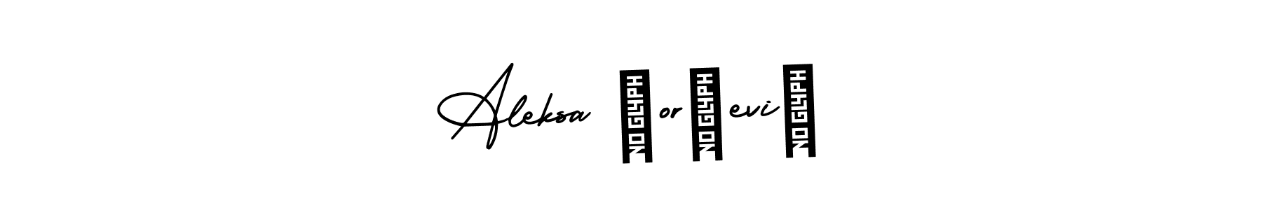 Make a beautiful signature design for name Aleksa Đorđević. Use this online signature maker to create a handwritten signature for free. Aleksa Đorđević signature style 3 images and pictures png