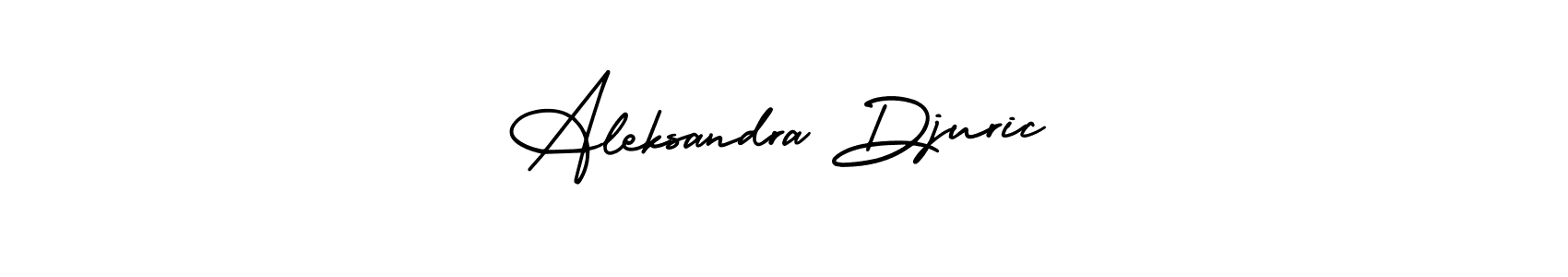 It looks lik you need a new signature style for name Aleksandra Djuric. Design unique handwritten (AmerikaSignatureDemo-Regular) signature with our free signature maker in just a few clicks. Aleksandra Djuric signature style 3 images and pictures png