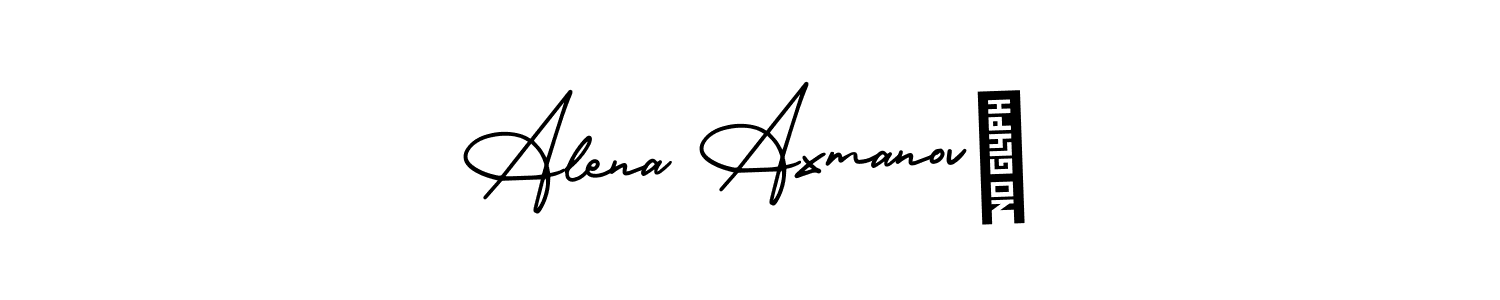 Make a beautiful signature design for name Alena Axmanová. Use this online signature maker to create a handwritten signature for free. Alena Axmanová signature style 3 images and pictures png