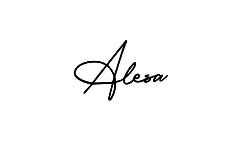 Similarly AmerikaSignatureDemo-Regular is the best handwritten signature design. Signature creator online .You can use it as an online autograph creator for name Alesa. Alesa signature style 3 images and pictures png