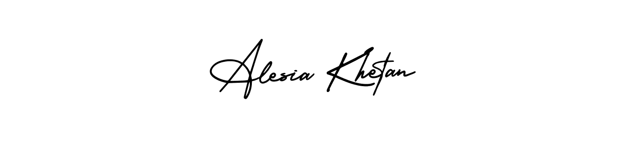 How to Draw Alesia Khetan signature style? AmerikaSignatureDemo-Regular is a latest design signature styles for name Alesia Khetan. Alesia Khetan signature style 3 images and pictures png