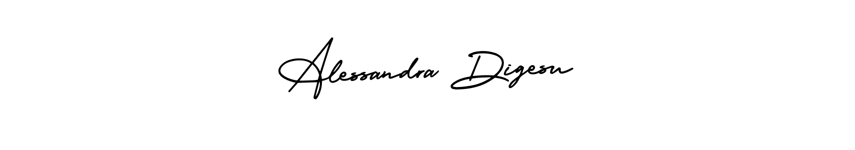 The best way (AmerikaSignatureDemo-Regular) to make a short signature is to pick only two or three words in your name. The name Alessandra Digesu include a total of six letters. For converting this name. Alessandra Digesu signature style 3 images and pictures png
