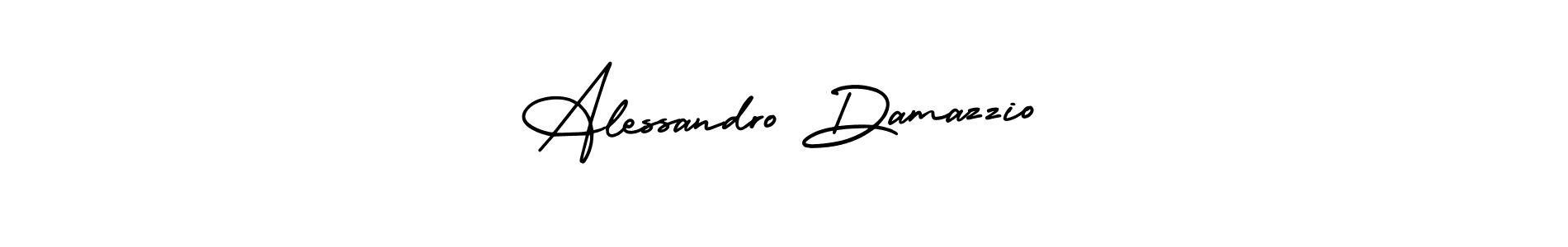 How to make Alessandro Damazzio name signature. Use AmerikaSignatureDemo-Regular style for creating short signs online. This is the latest handwritten sign. Alessandro Damazzio signature style 3 images and pictures png