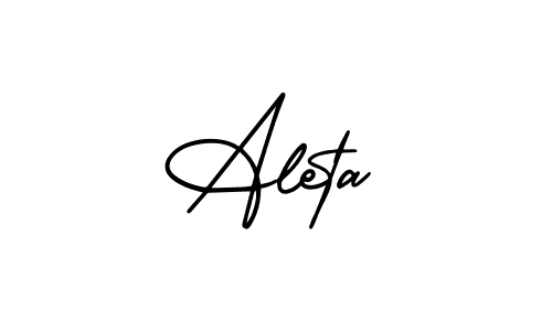 How to Draw Aleta signature style? AmerikaSignatureDemo-Regular is a latest design signature styles for name Aleta. Aleta signature style 3 images and pictures png