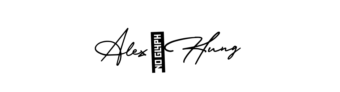 How to make Alex　Hung signature? AmerikaSignatureDemo-Regular is a professional autograph style. Create handwritten signature for Alex　Hung name. Alex　Hung signature style 3 images and pictures png