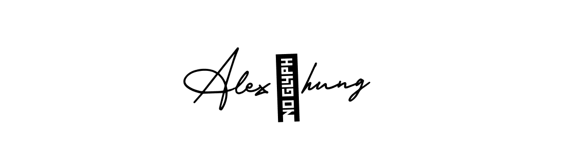 Also we have Alex　hung name is the best signature style. Create professional handwritten signature collection using AmerikaSignatureDemo-Regular autograph style. Alex　hung signature style 3 images and pictures png