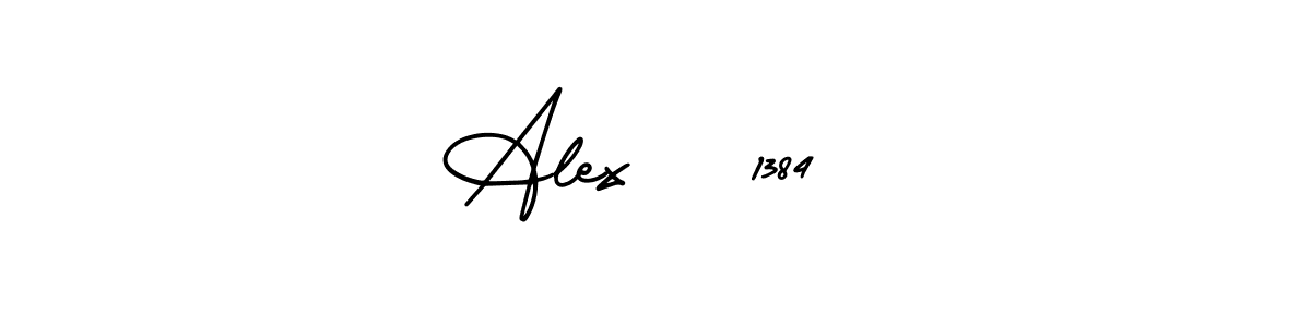 Use a signature maker to create a handwritten signature online. With this signature software, you can design (AmerikaSignatureDemo-Regular) your own signature for name Alex   1384 . Alex   1384  signature style 3 images and pictures png