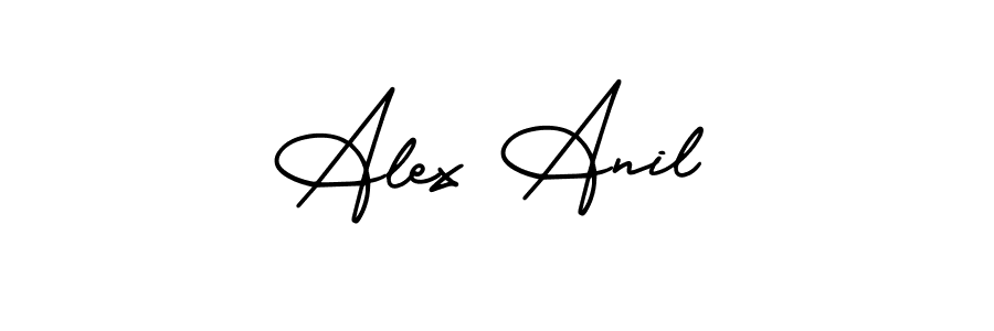 This is the best signature style for the Alex Anil name. Also you like these signature font (AmerikaSignatureDemo-Regular). Mix name signature. Alex Anil signature style 3 images and pictures png