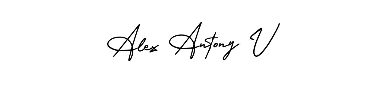 Once you've used our free online signature maker to create your best signature AmerikaSignatureDemo-Regular style, it's time to enjoy all of the benefits that Alex Antony V name signing documents. Alex Antony V signature style 3 images and pictures png