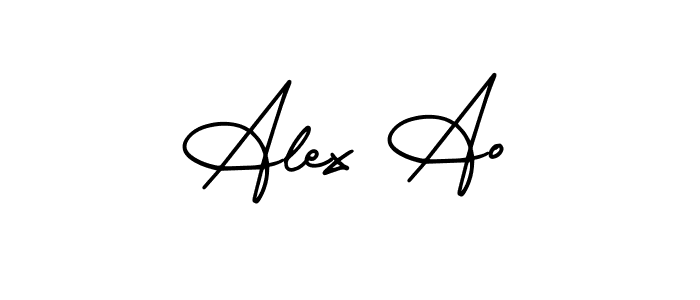 Make a beautiful signature design for name Alex Ao. Use this online signature maker to create a handwritten signature for free. Alex Ao signature style 3 images and pictures png