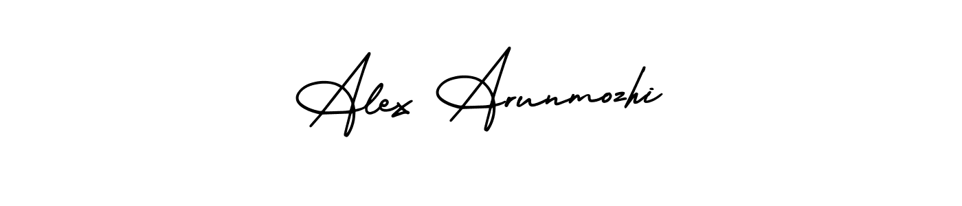 Make a short Alex Arunmozhi signature style. Manage your documents anywhere anytime using AmerikaSignatureDemo-Regular. Create and add eSignatures, submit forms, share and send files easily. Alex Arunmozhi signature style 3 images and pictures png