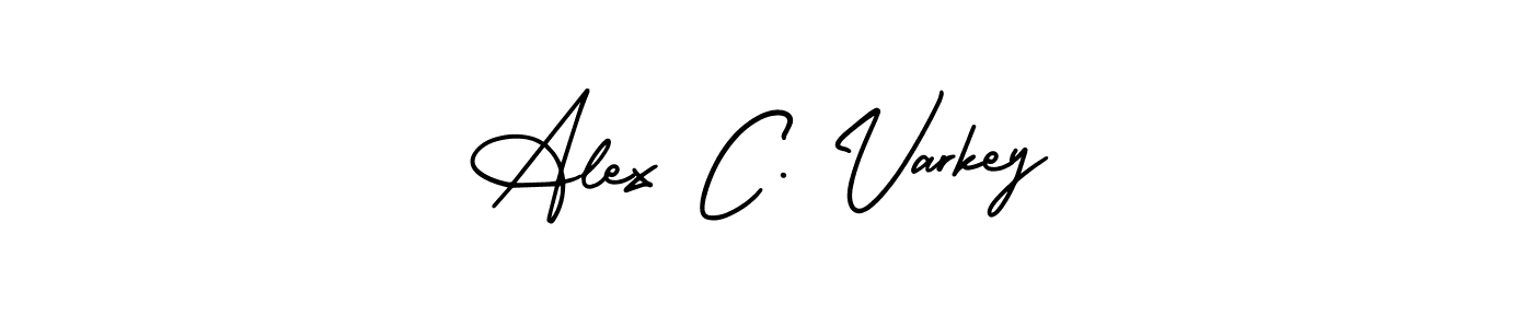 Best and Professional Signature Style for Alex C. Varkey. AmerikaSignatureDemo-Regular Best Signature Style Collection. Alex C. Varkey signature style 3 images and pictures png