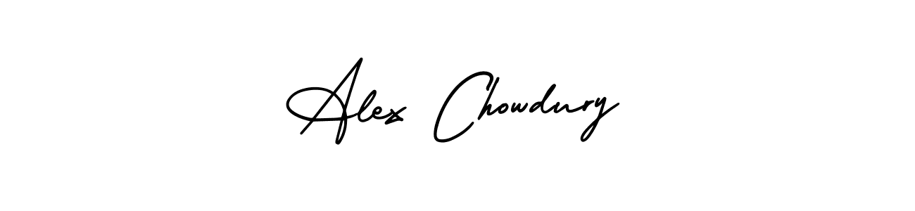 How to make Alex Chowdury name signature. Use AmerikaSignatureDemo-Regular style for creating short signs online. This is the latest handwritten sign. Alex Chowdury signature style 3 images and pictures png