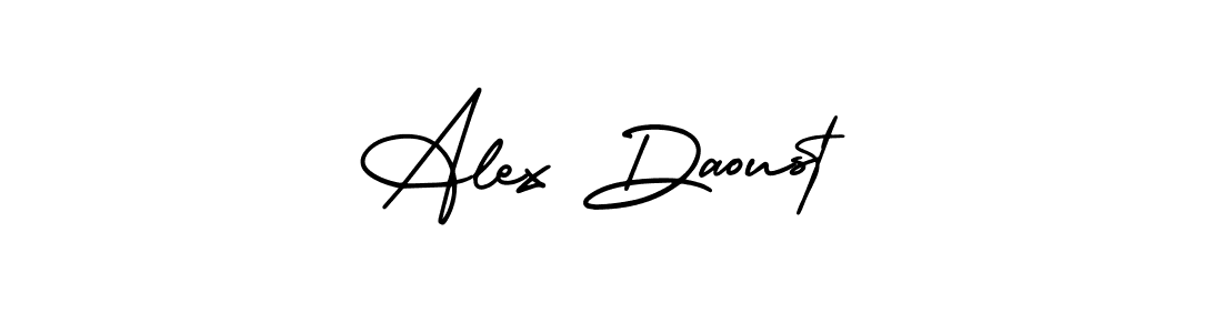 Also You can easily find your signature by using the search form. We will create Alex Daoust name handwritten signature images for you free of cost using AmerikaSignatureDemo-Regular sign style. Alex Daoust signature style 3 images and pictures png