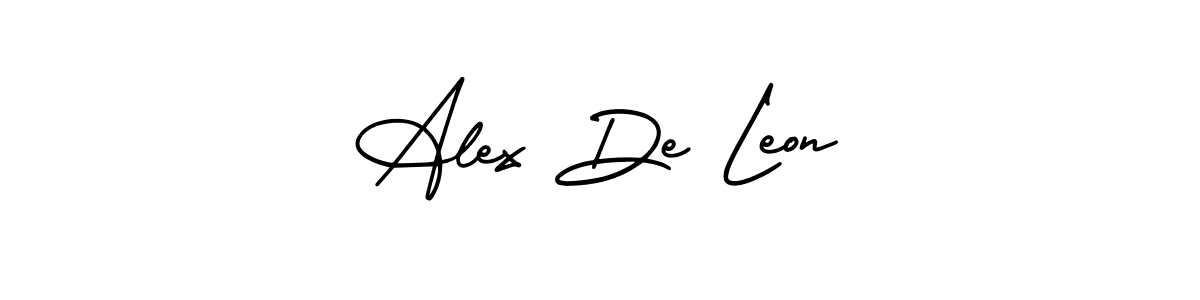 The best way (AmerikaSignatureDemo-Regular) to make a short signature is to pick only two or three words in your name. The name Alex De Leon include a total of six letters. For converting this name. Alex De Leon signature style 3 images and pictures png