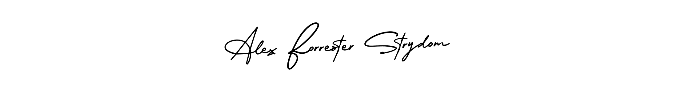 Also You can easily find your signature by using the search form. We will create Alex Forrester Strydom name handwritten signature images for you free of cost using AmerikaSignatureDemo-Regular sign style. Alex Forrester Strydom signature style 3 images and pictures png